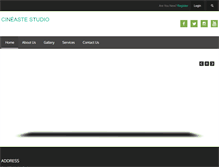 Tablet Screenshot of cineastestudio.com